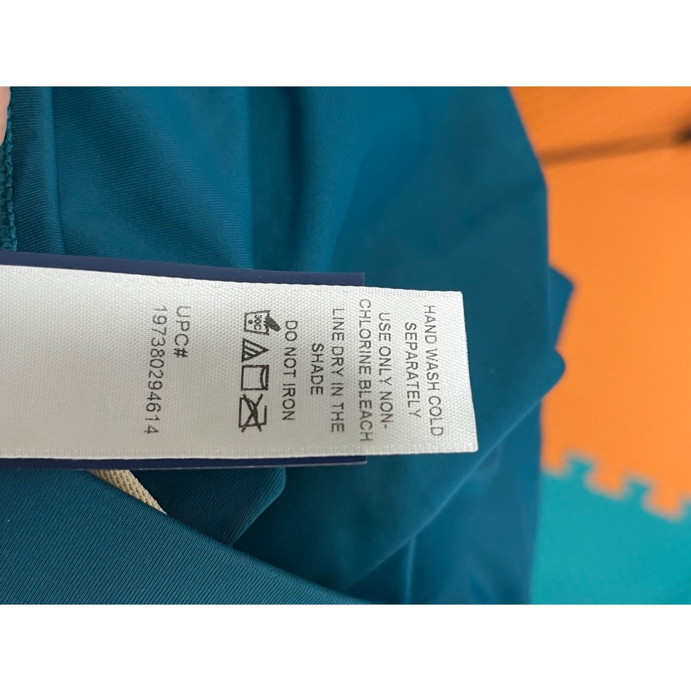 Kim Gravel Swimsuits For All One Piece Women 20W Teal Wrap Front Ruched - Picture 7 of 12